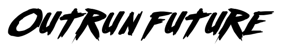 Outrun future font preview